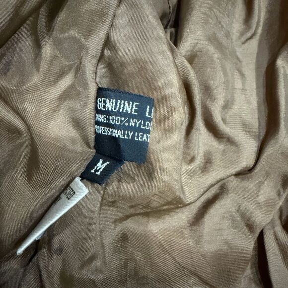 🤠 Vintage Winlit Brown Genuine Leather Western Fringe Jacket | Size M 🤎 - Picture 13 of 13